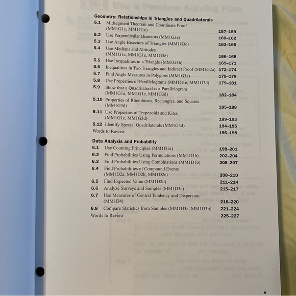 Mathematics 1 Georgia Notetaking Guide Transparencies McDougal Littell Book - Picture 8 of 16